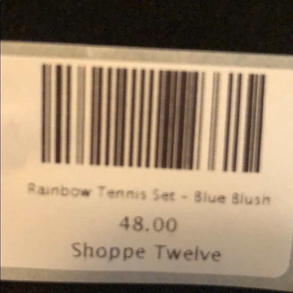 Blue Blush Rainbow Tennis Set. - Picture 6 of 6